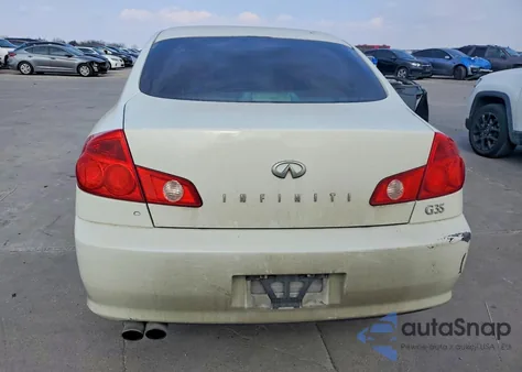 2005 Infiniti G35 from USA, damaged, VIN JNKCV51EX5M222114